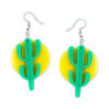 Aretes Doski - Acrílico - Cactus