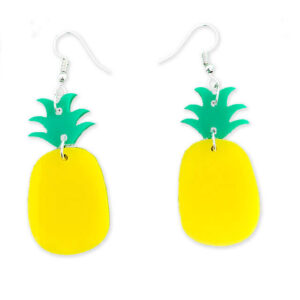 Aretes Doski - Acrílico - Piñas